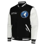 T-Wolves 2024 City Edition Black Varsity Jacket