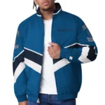 T-Wolves Captain Blue Varsity Satin Jacket