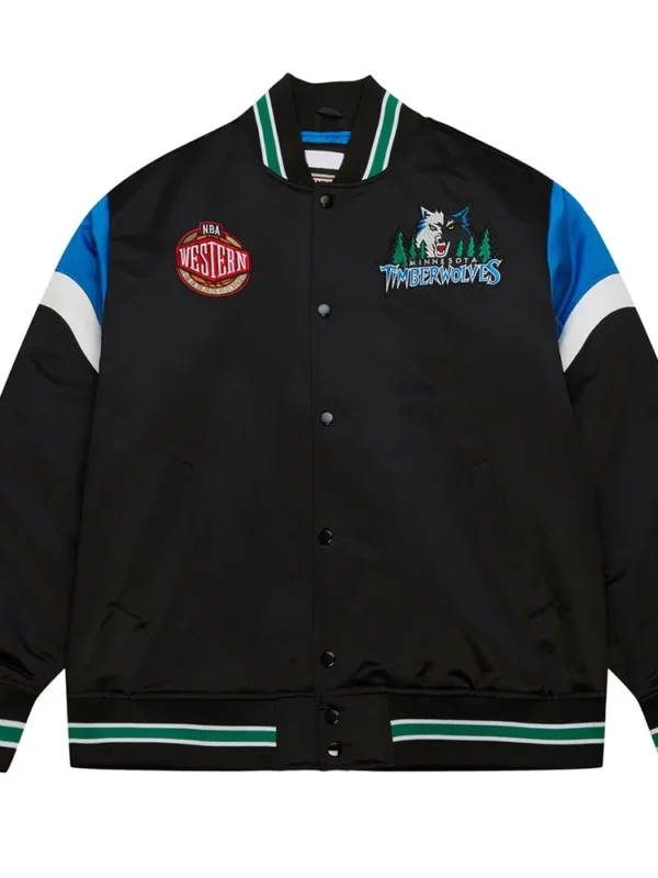 T-Wolves Heavyweight Satin Jacket