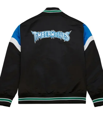 T-Wolves Heavyweight Satin Jacket