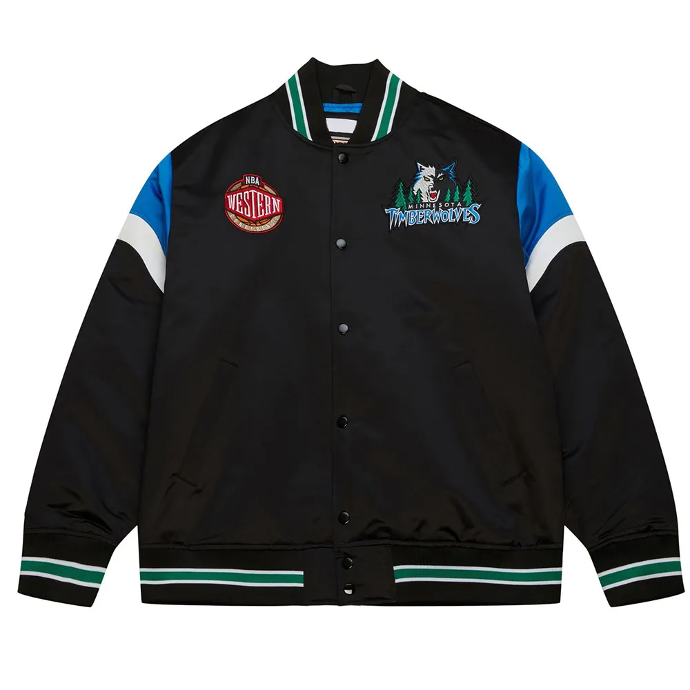 T-Wolves Heavyweight Satin Jacket T-Wolves Heavyweight Satin Jacket