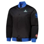 T-Wolves Og 3.0 Lightweight Black Satin Jacket