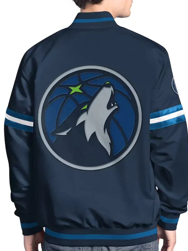 T-Wolves Scout Varsity Satin Jacket
