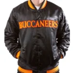 Tampa Bay Buccaneers Black Satin Jacket