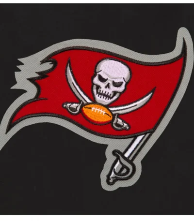 Tampa Bay Buccaneers Bomber Black Wool Jacket
