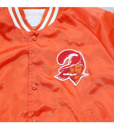 Tampa Bay Buccaneers Bomber Satin Jacket