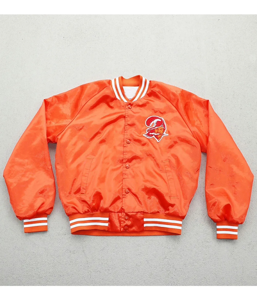 Tampa Bay Buccaneers Bomber Satin Jacket Tampa Bay Buccaneers Bomber Satin Jacket