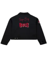 Tampa Bay Buccaneers Cropped Black Mechanic Jacket