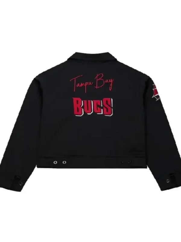 Tampa Bay Buccaneers Cropped Black Mechanic Jacket