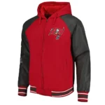 Tampa Bay Buccaneers Defender Red Hoodie Varsity Jacket