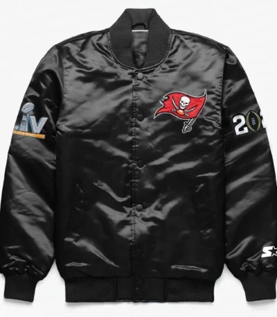 Tampa Bay Buccaneers Exclusive Black Satin Jacket