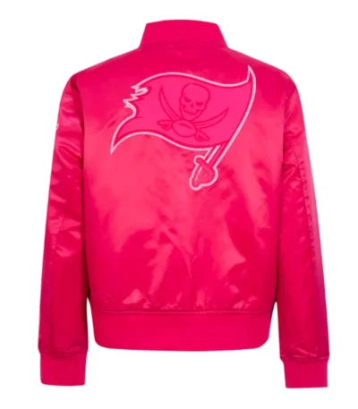 Tampa Bay Buccaneers Triple Pink Satin Jacket