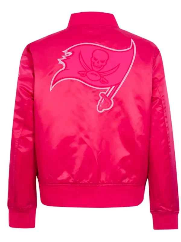 Tampa Bay Buccaneers Triple Pink Satin Jacket