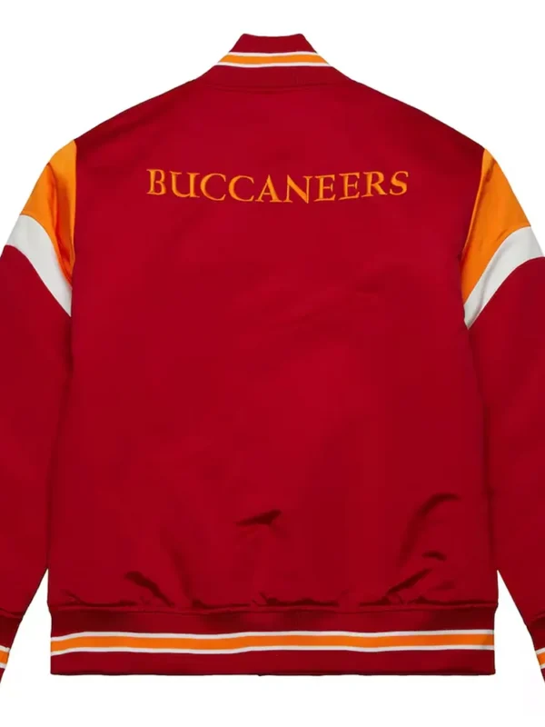 Tampa Bay Buccaneers Heavyweight Red Satin Jacket