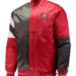Tampa Bay Buccaneers Red and Black Full-Snap Jacket