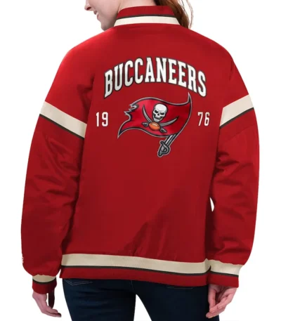 Tampa Bay Buccaneers Tournament Red Varsity Jacket