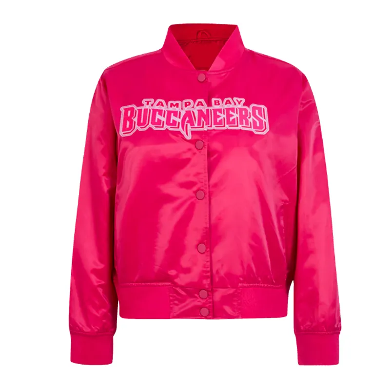 Tampa Bay Buccaneers Triple Pink Satin Jacket Tampa Bay Buccaneers Triple Pink Satin Jacket