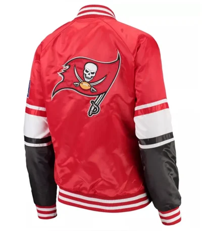 Tampa Bay Buccaneers Victory Cheer Satin Red Jacket