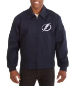 Tampa Bay Lightning Workwear Navy Cotton Jacket