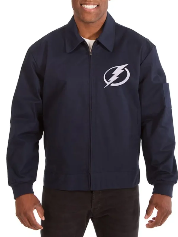 Tampa Bay Lightning Workwear Navy Cotton Jacket