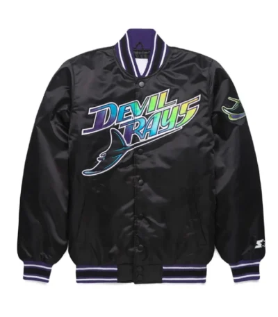 Tampa Bay Rays Black Classic Satin Jacket