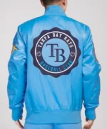 Tampa Bay Rays Crest Emblem University Blue Jacket