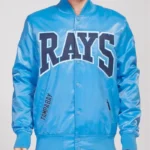 Tampa Bay Rays Crest Emblem University Blue Jacket