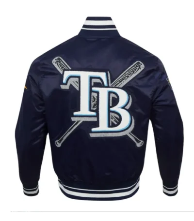 Tampa Bay Rays Mashup Classic Rib Satin Jacket