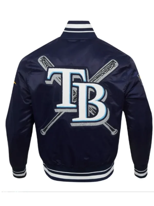 Tampa Bay Rays Mashup Classic Rib Satin Jacket