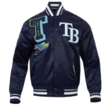 Tampa Bay Rays Mashup Classic Rib Satin Jacket