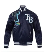 Tampa Bay Rays Mashup Classic Rib Satin Jacket