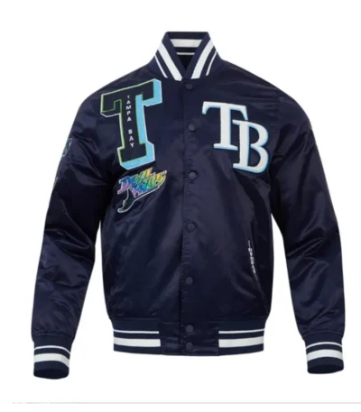 Tampa Bay Rays Mashup Classic Rib Satin Jacket