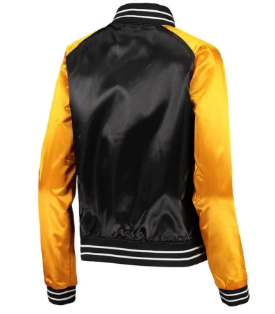 Team 2.0 Pittsburgh Steelers Black-Yellow Satin Jacket