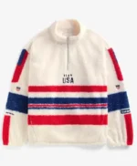 Team USA Cream Sherpa Jacket
