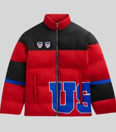 Off Season Team USA Red Puffer Jacket
