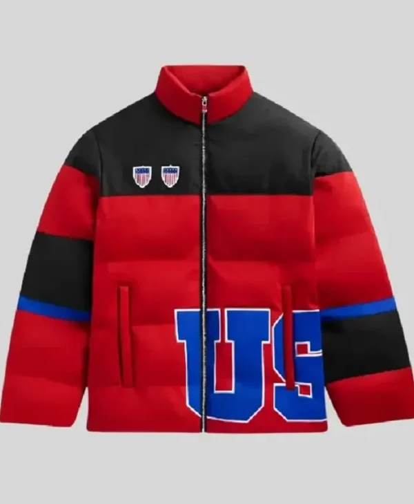 Off Season Team USA Red Puffer Jacket
