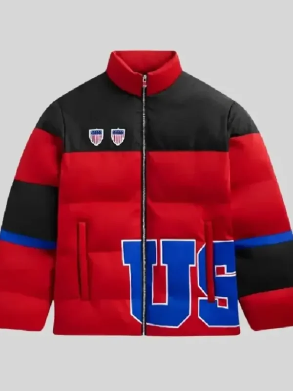 Off Season Team USA Red Puffer Jacket