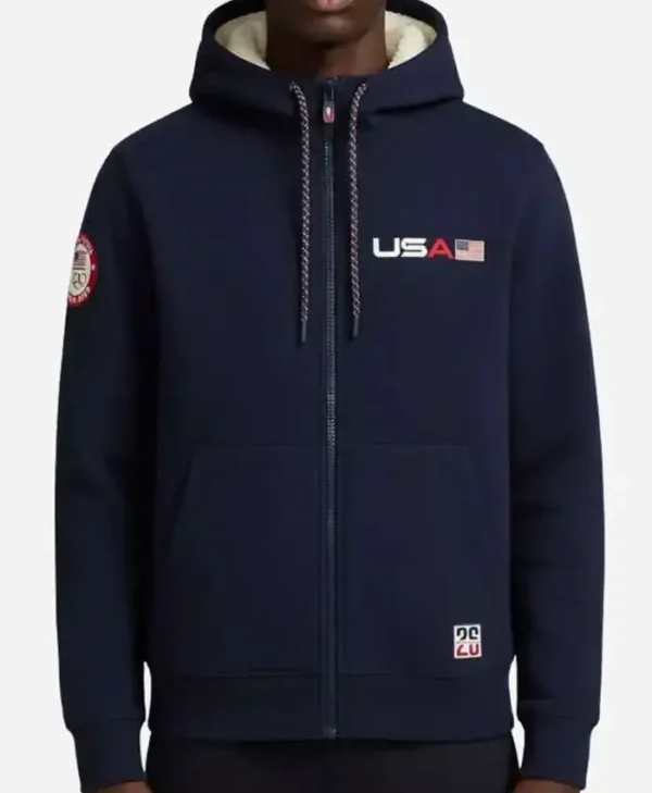 Team USA Winter Olympics 2026 Blue Hoodie