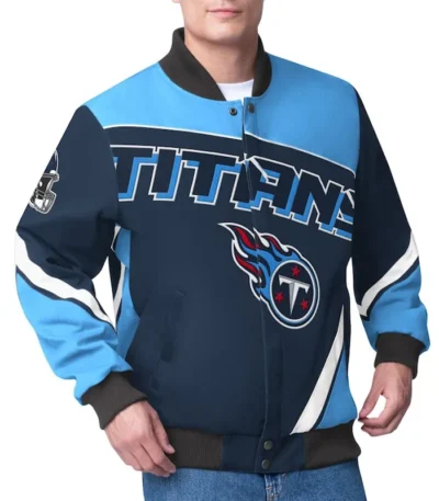 Tennessee Titans Maximum Racing Navy Jacket