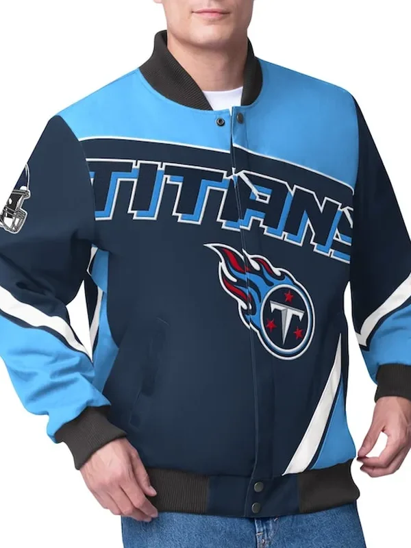 Tennessee Titans Maximum Racing Navy Jacket