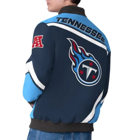 Tennessee Titans Maximum Racing Navy Jacket