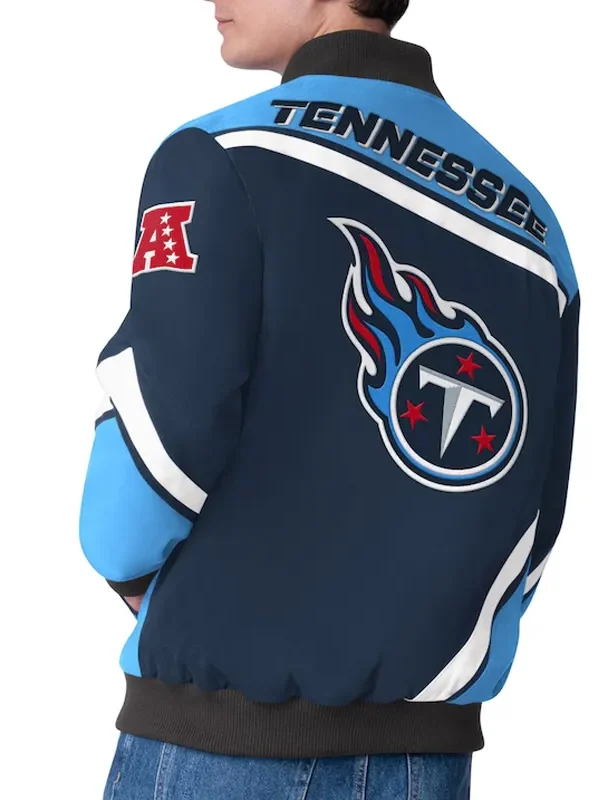 Tennessee Titans Maximum Racing Navy Jacket