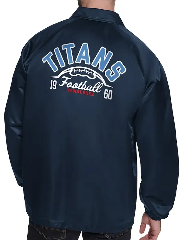 Tennessee Titans Retro Logo Coaches Jacket