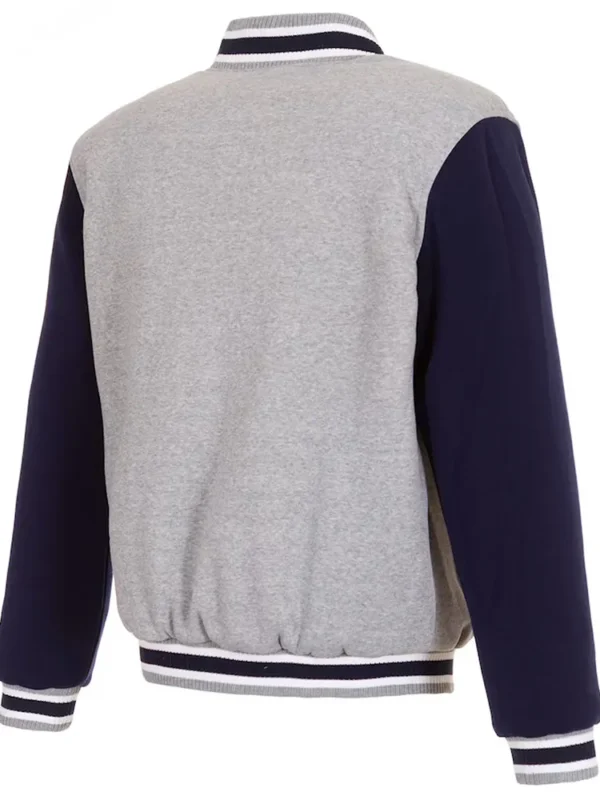 Tennessee Titans Varsity Gray and Navy Wool Jacket