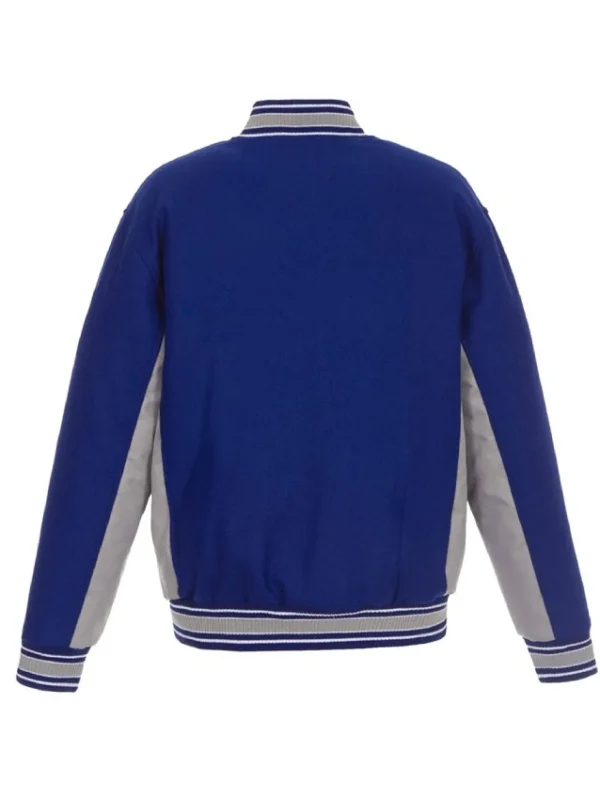 Texas Rangers Accent Varsity Royal Wool Jacket