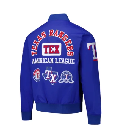 Texas Rangers Area Code Royal Jacket