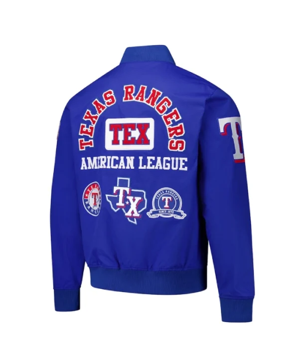 Texas Rangers Area Code Royal Jacket