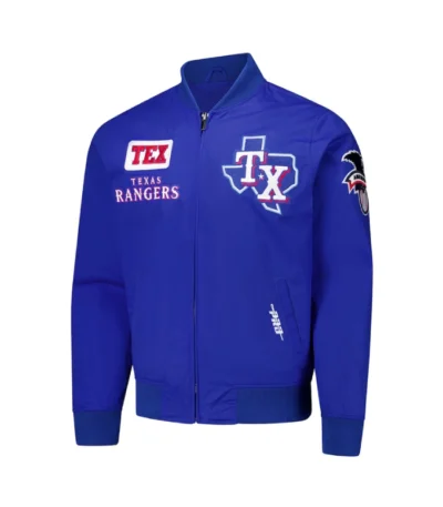 Texas Rangers Area Code Royal Jacket