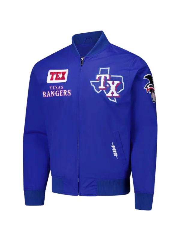 Texas Rangers Area Code Royal Jacket
