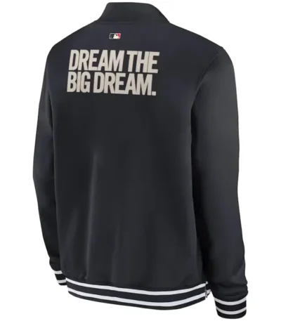 Nike Texas Rangers City Connect Black Bomber Jacket